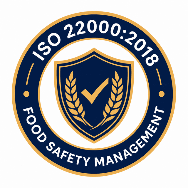 Huy hiệu minh họa ISO 22000:2018
